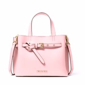 Michael Kors NWT pebbled Leather Crossbody/Satchel Lg Pink